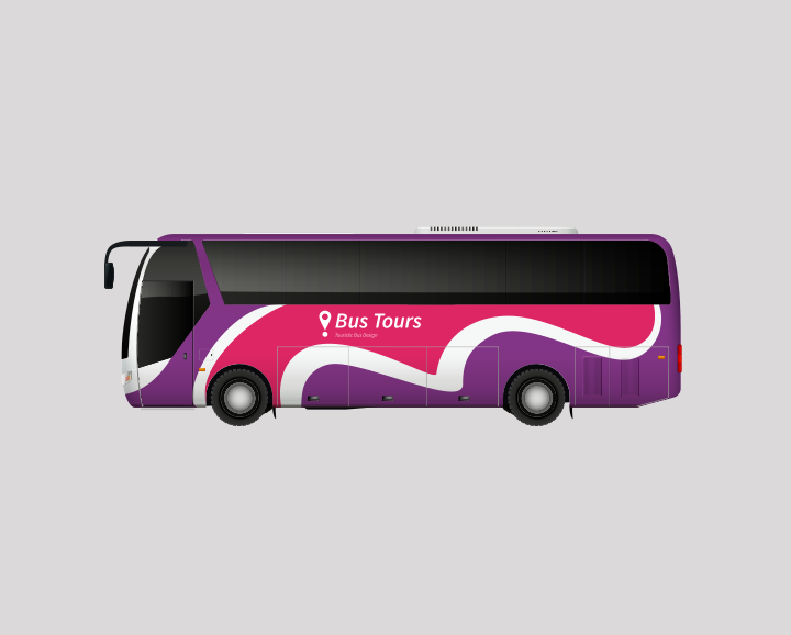 Large Format Bus Branding
