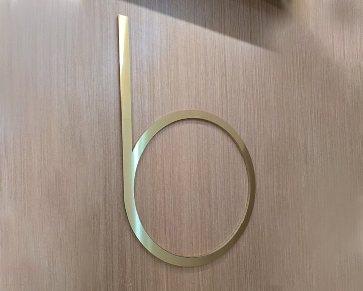 SS Brushed Finished Gold / Silver Sign – gallery image 12