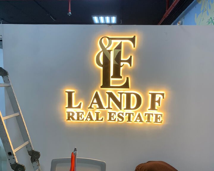 SS Mirror Finished Gold / Silver Sign – gallery image 7