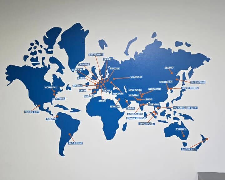 3d Acrylic World Map