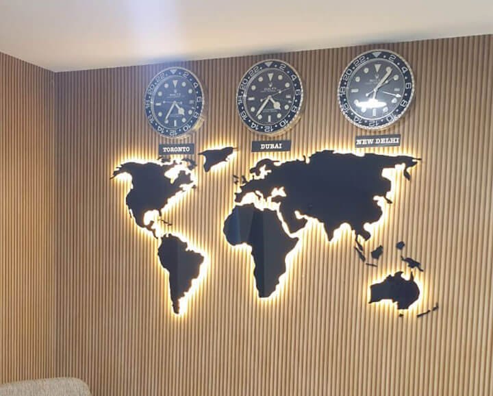 Custom 3D Wall Map – gallery image 14