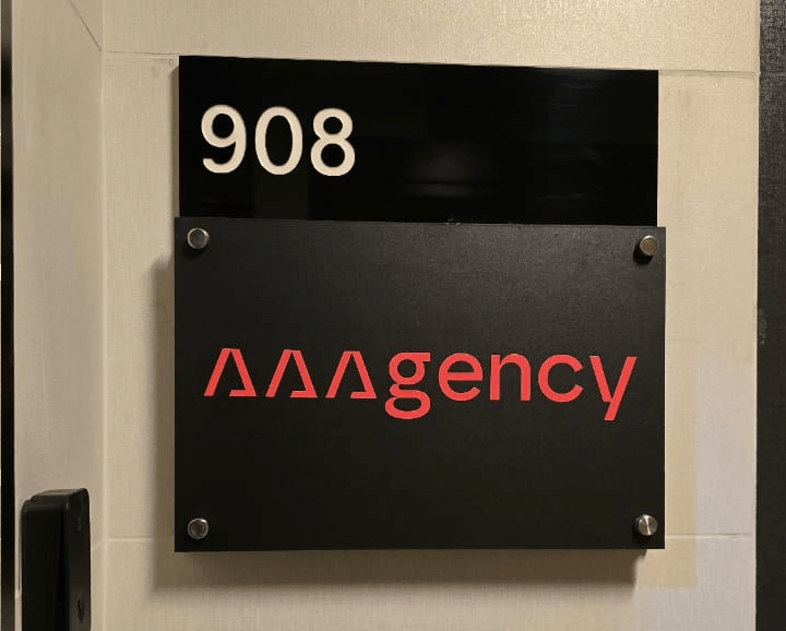 Acrylic Name Plate Signage – gallery image 10