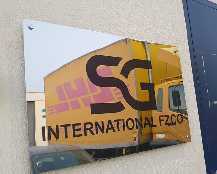 Steel Door UV and Engraving Signage – gallery image 3