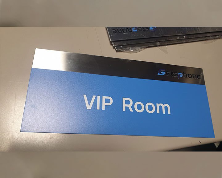 Steel Door UV and Engraving Signage – gallery image 8